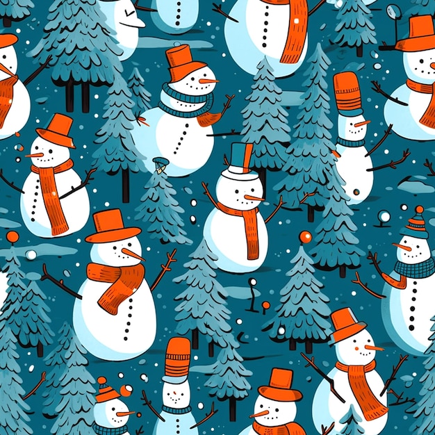 Photo background for snowmen