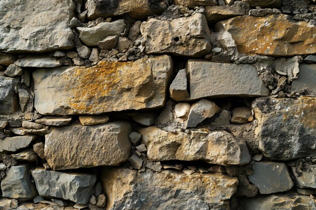 Background of stone wall texture Closeup Selective focus