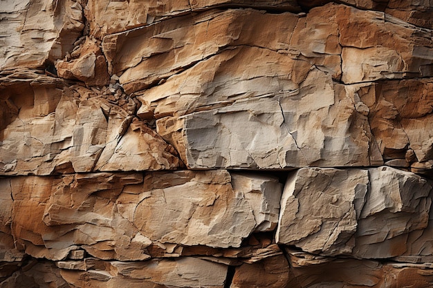 Background of stone wall texture closeup toned