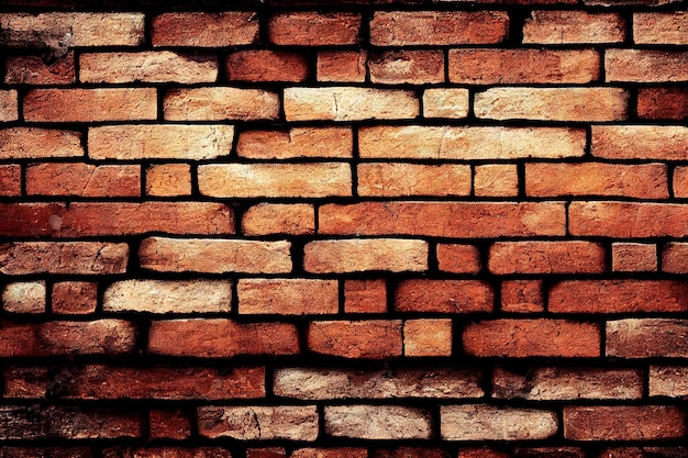 Background texture of brown brick wall