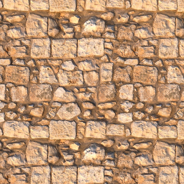 background texture close up of medieval wall with small and big blocks