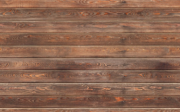 Background and texture of decorative old wood striped on the wall surface. seamless pettern from a wooden bar