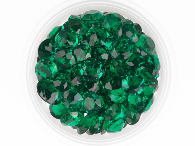 background and texture of gems green emeralds