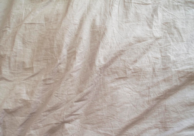 Background texture gray wrinkled fabric cotton