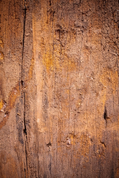 Photo background texture old brown wooden board.