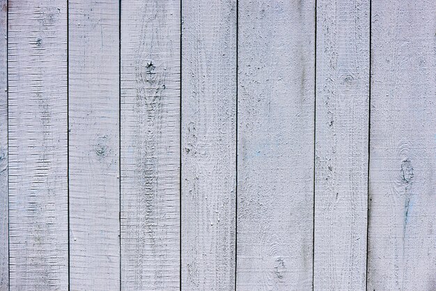 Background texture of the old wood covered with faded and cracked paint.