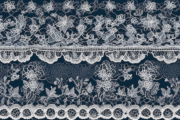 Background Texture Pattern Lace Border H5