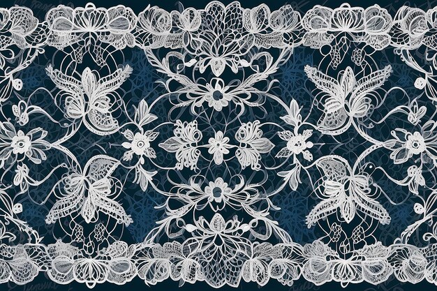 Background Texture Pattern Lace Border H5