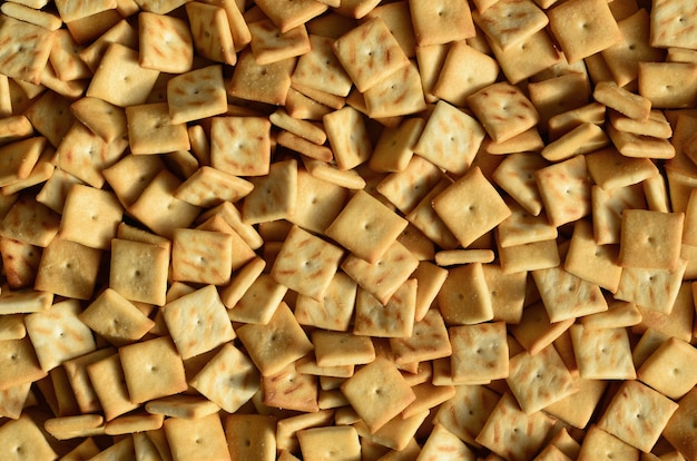 Background texture of small edible squares