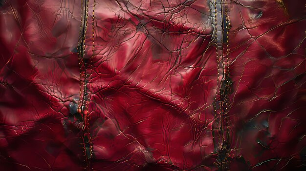 Background texture using dark red leather