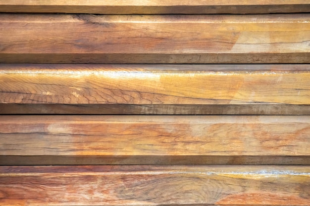 Background and texture of the wall of wooden planks