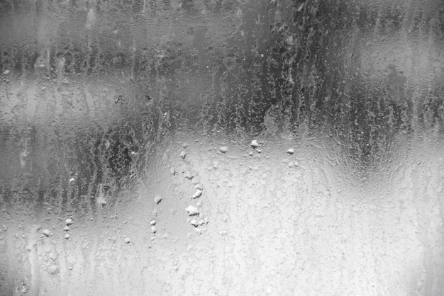 Background texture of a water drop on dirty glass