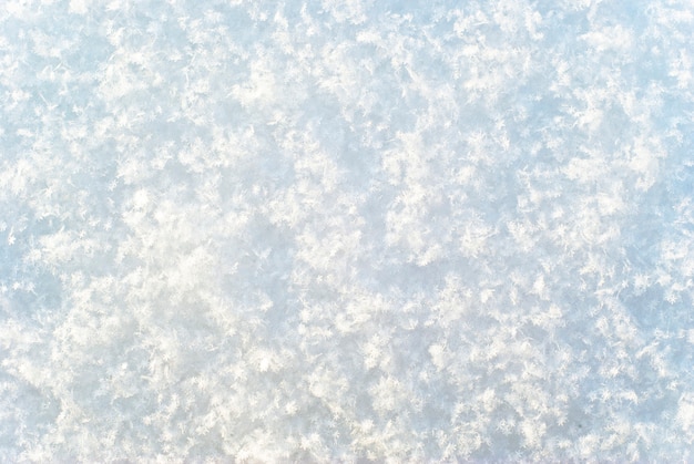 Фоновая текстура с мягкой пушистой поверхностью свежевыпавшего снега