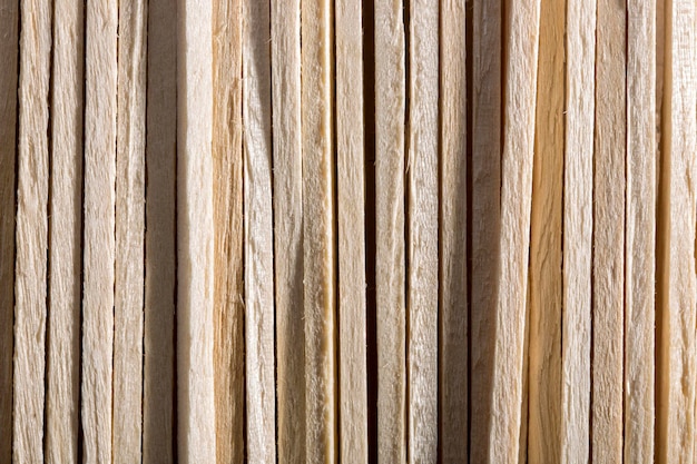 Background and texture of the wooden sticks