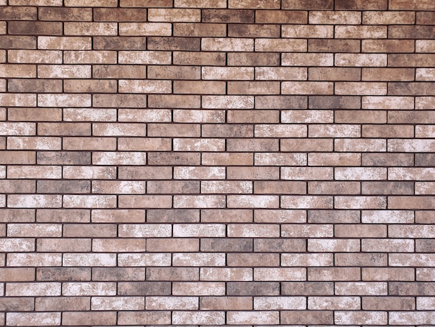 Background textured old brick brown wall