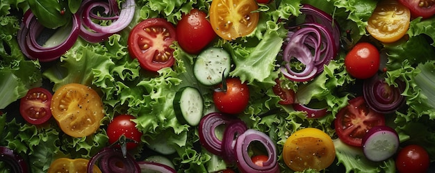 Фон овощный салат крупный план