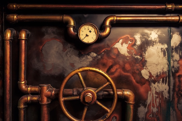 Background vintage steampunk