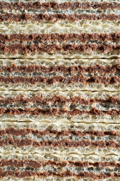 Background of waffles