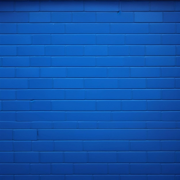 background a wall of blue bricks