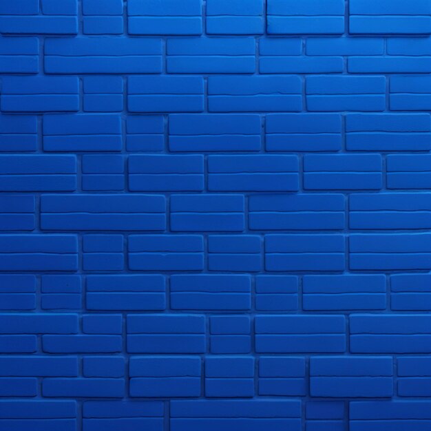 background a wall of blue bricks