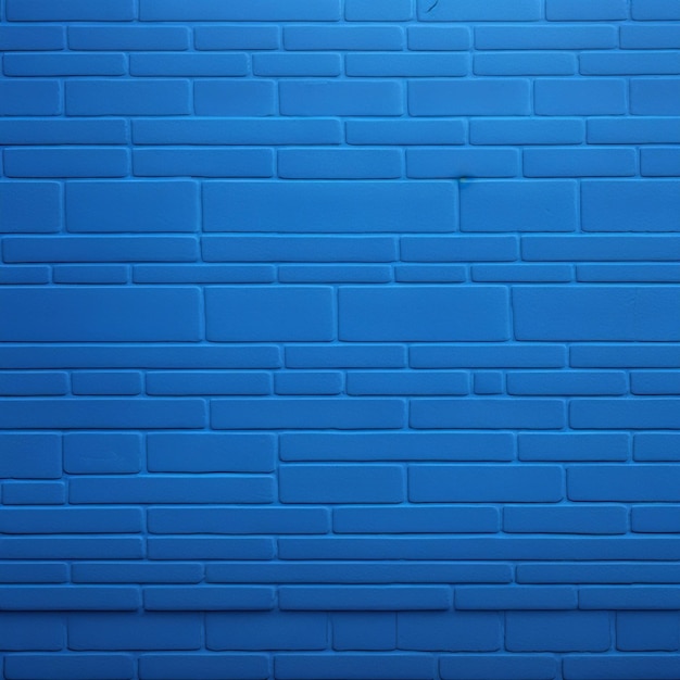 파란 벽돌의 배경 벽