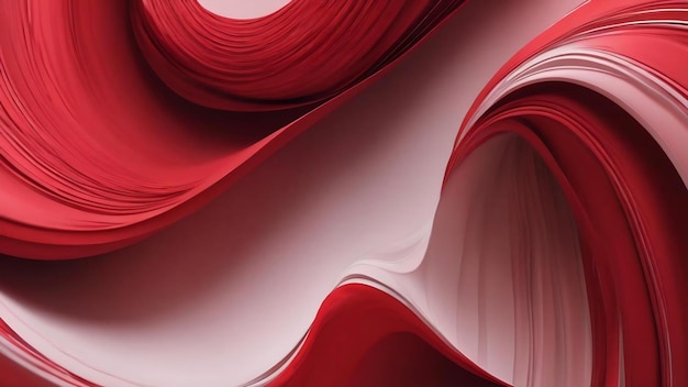 背景の壁紙 背景の赤いクリエイティブな波形 モダンなダイナミックな装飾的ジェネレーティブなai