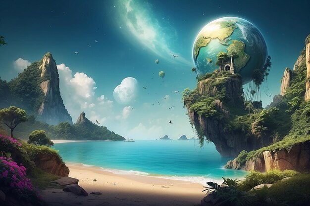 Background Wallpaper of Creative Manipulation