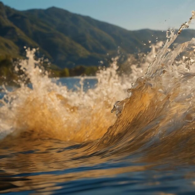 Foto sfondo dell'acqua in movimento