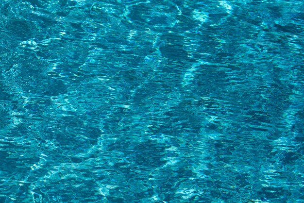 Background of water surface blue swimming pool