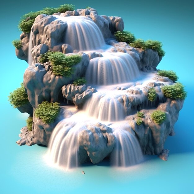 Photo background for waterfall