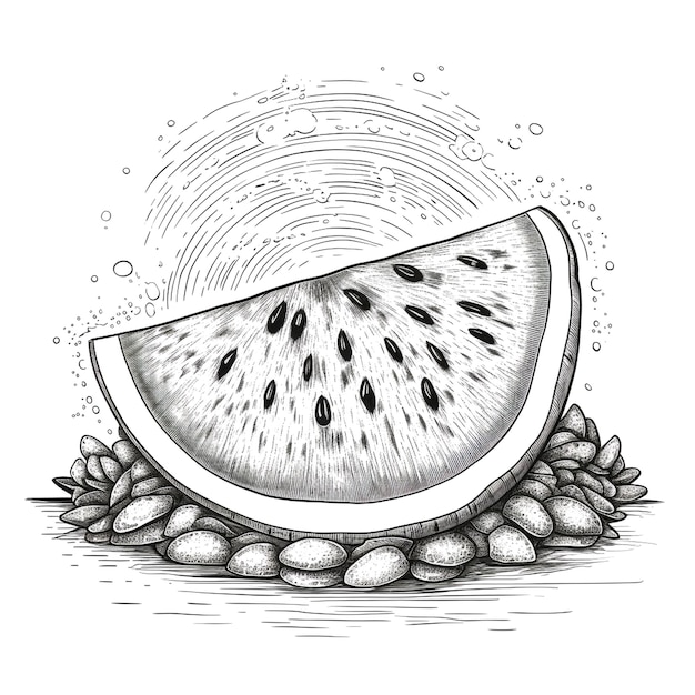 Photo background for watermelon