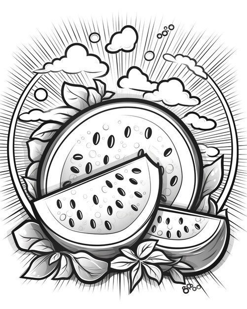 Photo background for watermelon