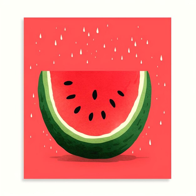 Background for watermelon