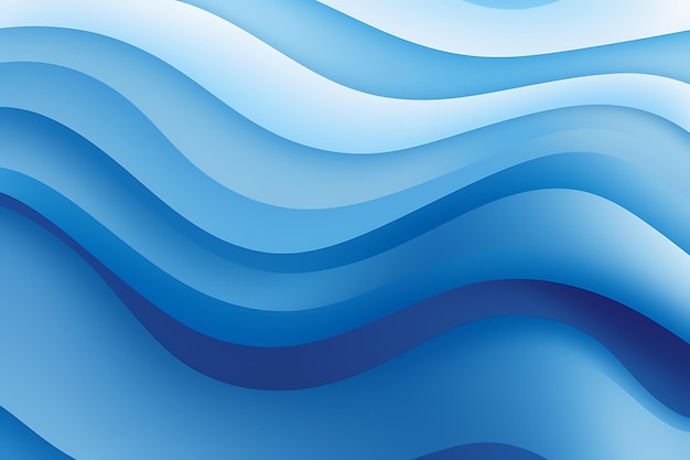 背景の波のグラディエント 青い 現代の抽象