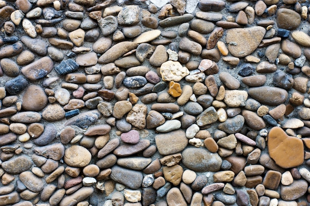 Background of white gravel and crushed stone