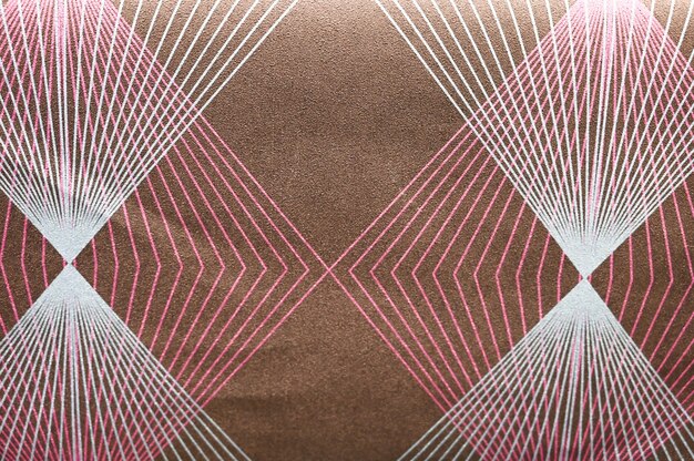 Background of white pink geometric lines.