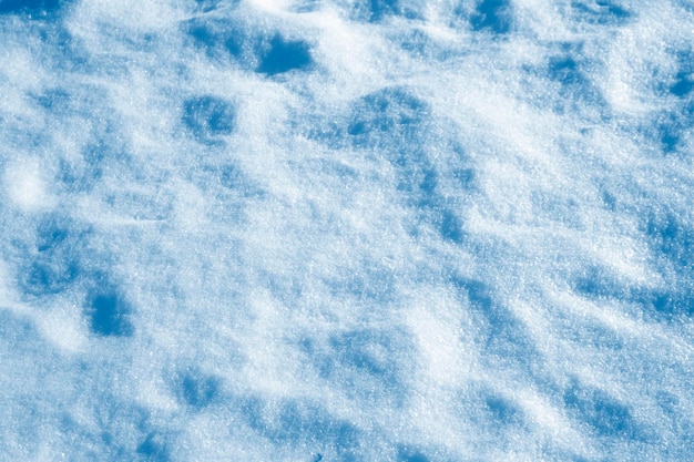 Background Winter landscape The texture of the snow