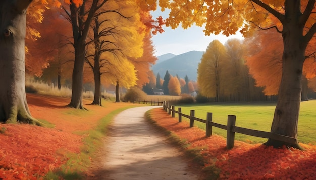 background with autumn theme