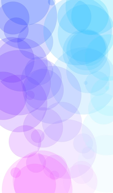 A background with a blue and purple circles.