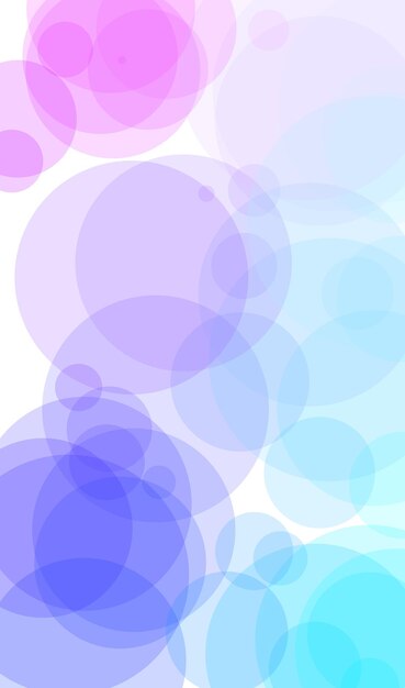 A background with a blue and purple circles