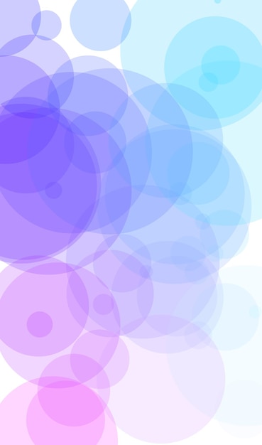 A background with a blue and purple circles.