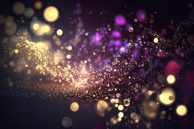 Background with Bright abstract glitter light