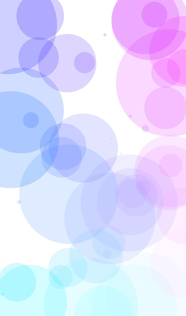 A background with circles and the word bubble on it