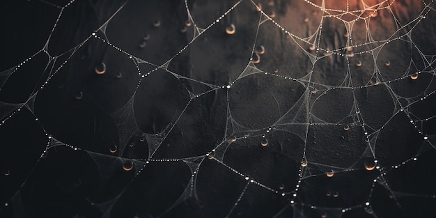 background with cobwebs