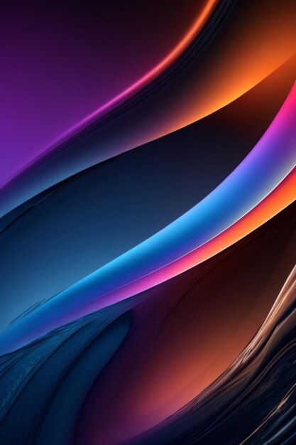 Background with colored abstract waves