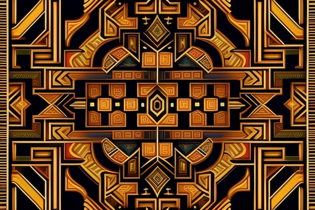 Background with Egyptian patterns