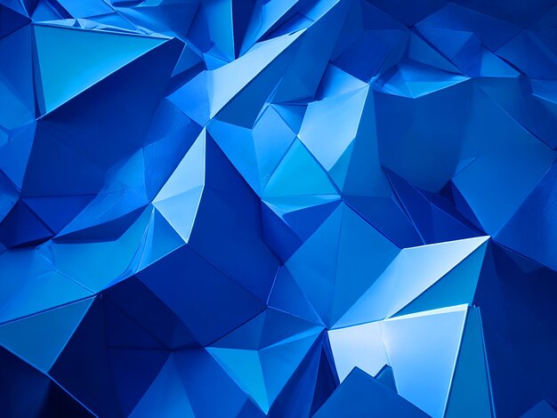 A background with Electric Blue Polygon Shape