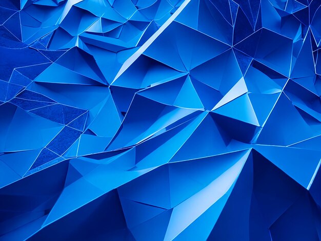 A background with Electric Blue Polygon Shape