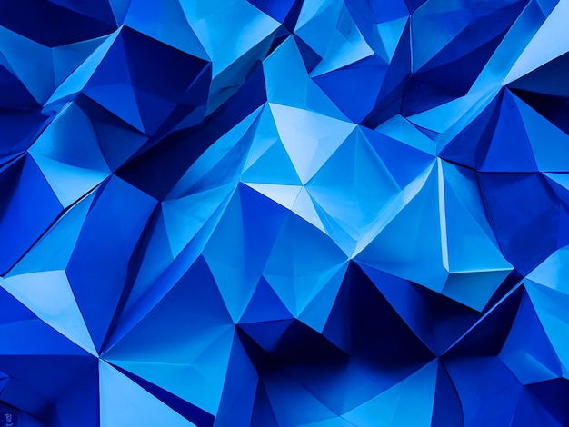 A background with Electric Blue Polygon Shape