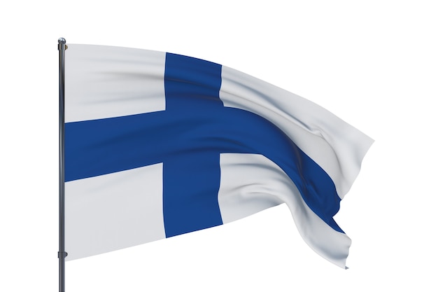 Background with flag of finland